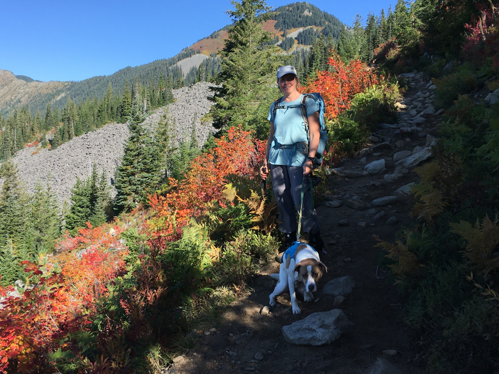 Mason Lake with Mt. Defiance and fall colors in the background. Limit choices to get unstuck. Photo courtesy of Tonia Olson.