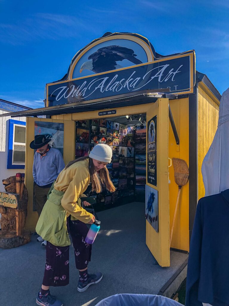 Wild Alaska Art had a booth displaying metal prints. Twitchell's images POPPED in a way we hadn't seen before. We immediately saw the promise for some of our own photography.