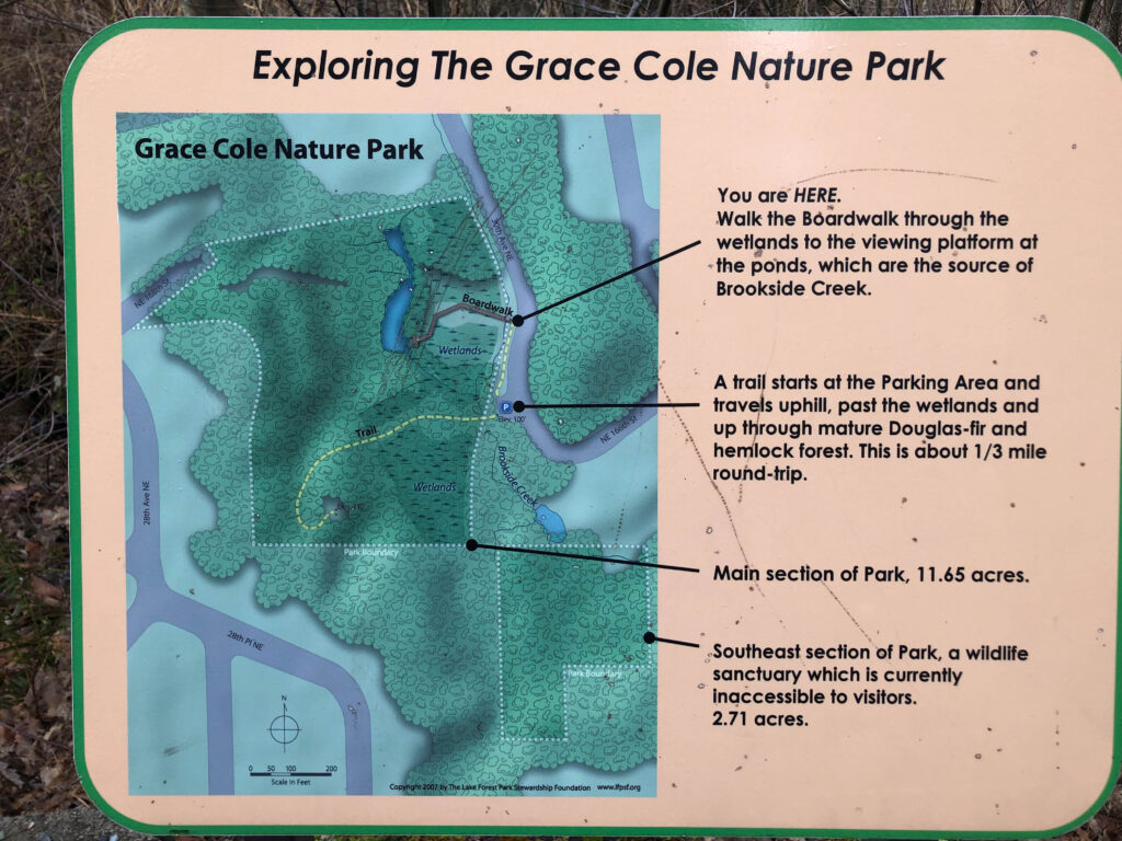 The Grace Cole Nature Park is only accessible from the north. If I'd looked more closely at the street map I would have realized that what I thought would take a couple of hours would need longer.