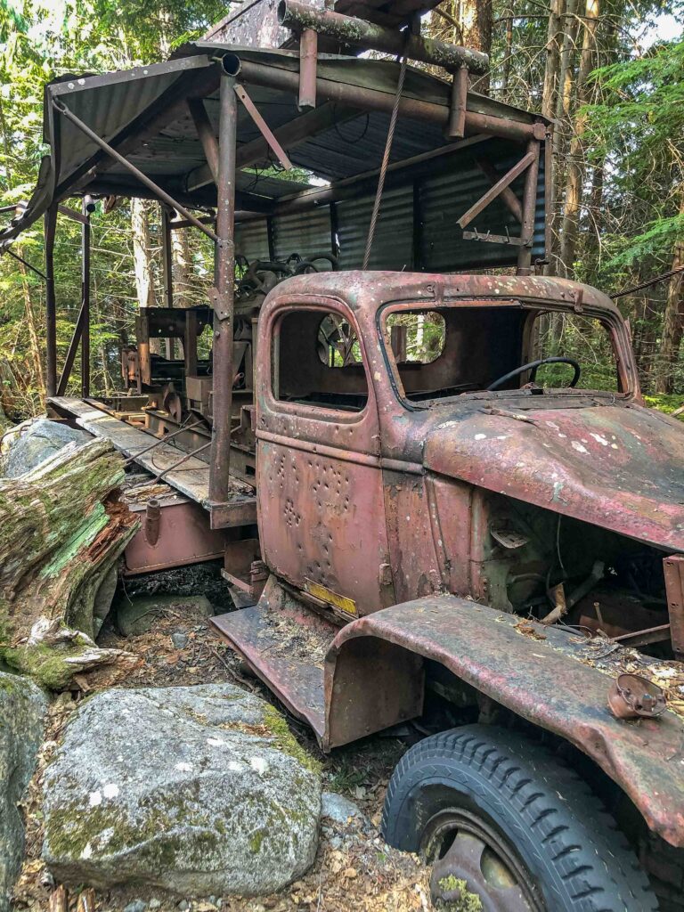 Harry Gault's truck, what is known as Dirty Harry's Museum.