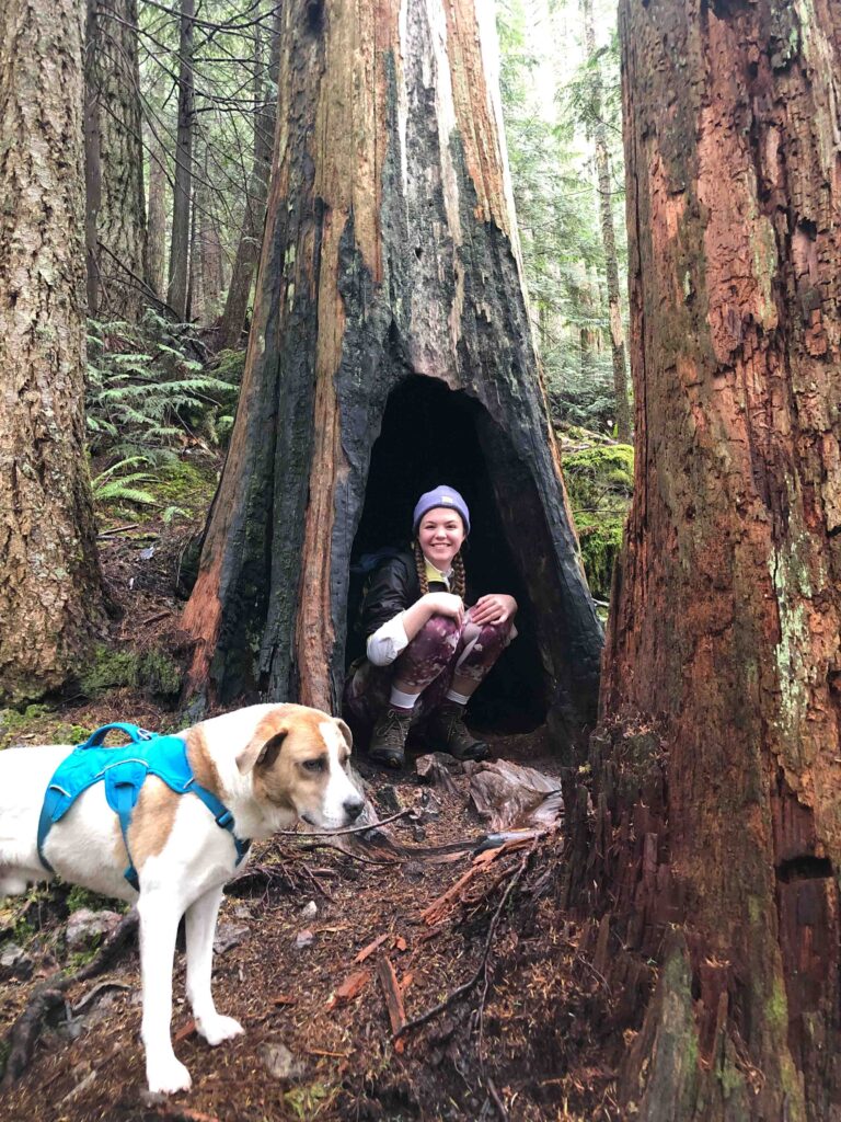 A hike with two of my favorite living creatures on this planet. WIN!