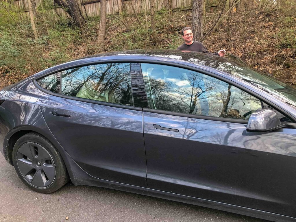 If you've never experienced a Tesla, do so. It's worth trying at least once. My brother is very courageous!