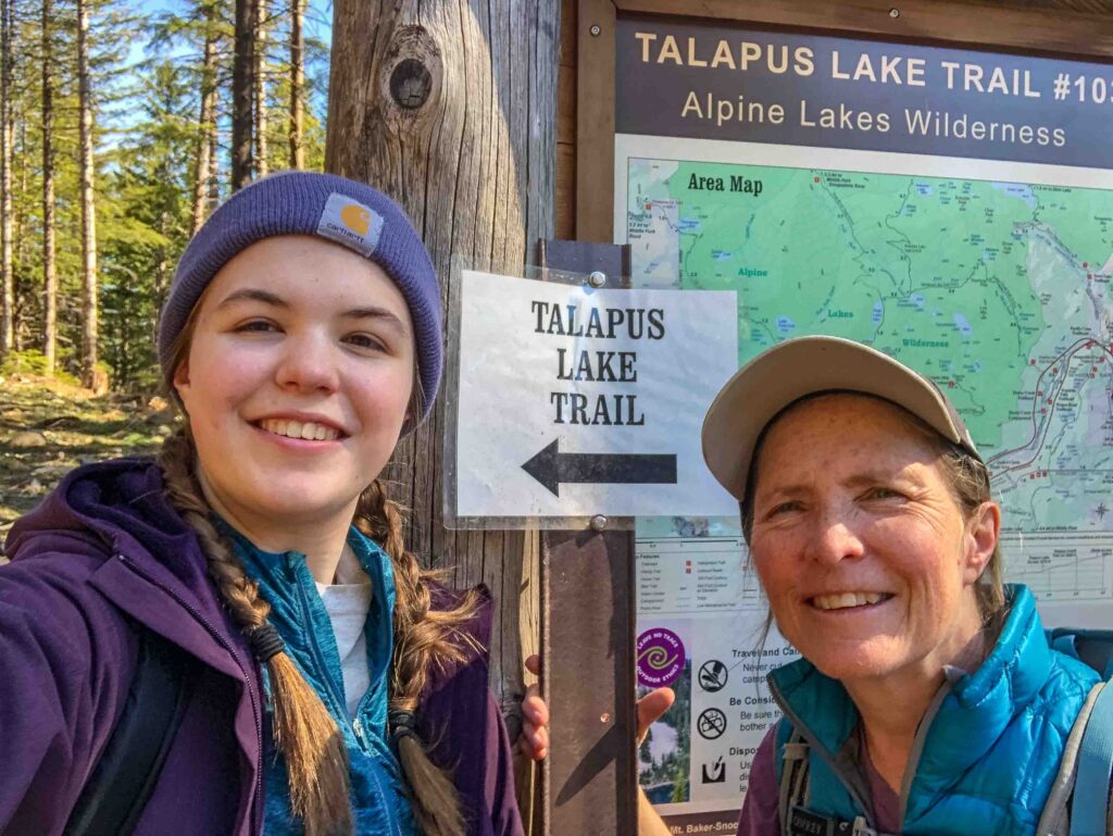 My daughter joined me and Ajax for my usual Tuesday Morning outing, a trip to Talapus and Olallie Lakes near Exit 45 off I-90 in the Cascade Mountains.