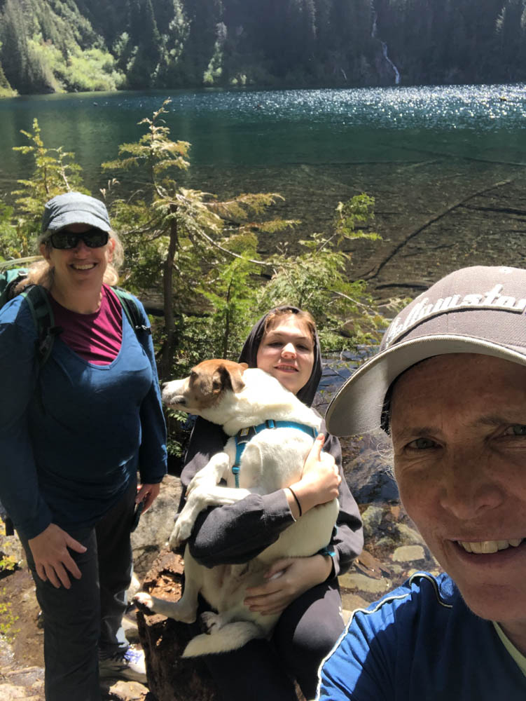 A successful hike to Annette Lake earlier this summer.