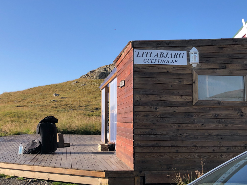 A delightful family runs the Litlabjarg Guesthouse in the mountains.