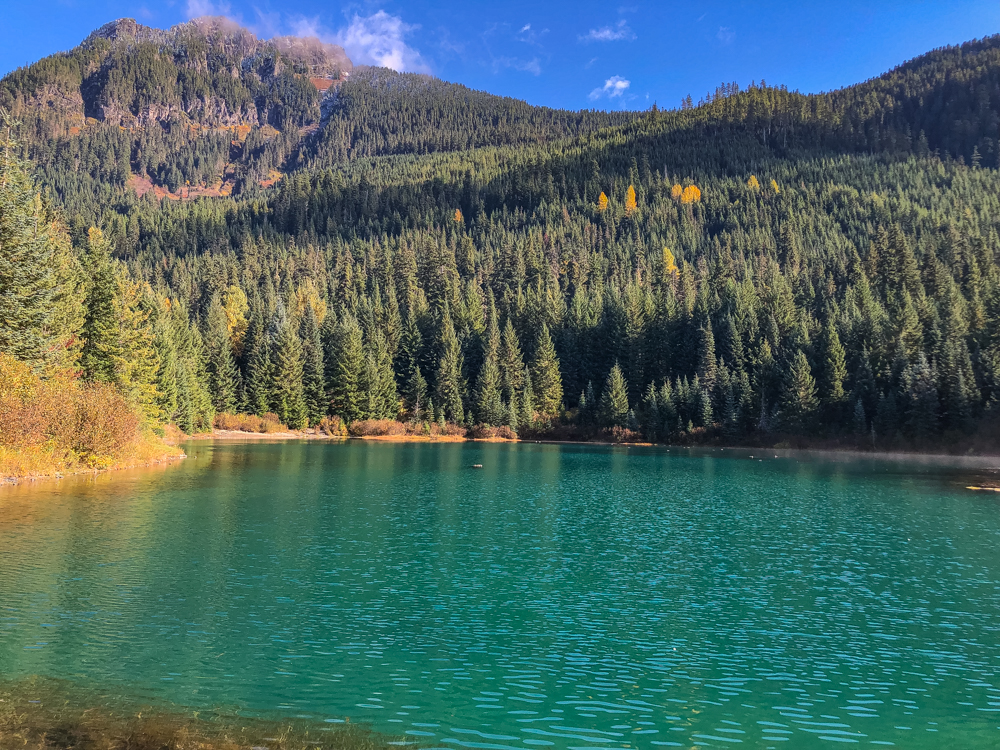 On October 22, I visited Gold Creek Pond (above), The Tunnel, Lodge and Beaver Lakes, and Franklin Falls, uniquely combining four adventures into one lovely day. 