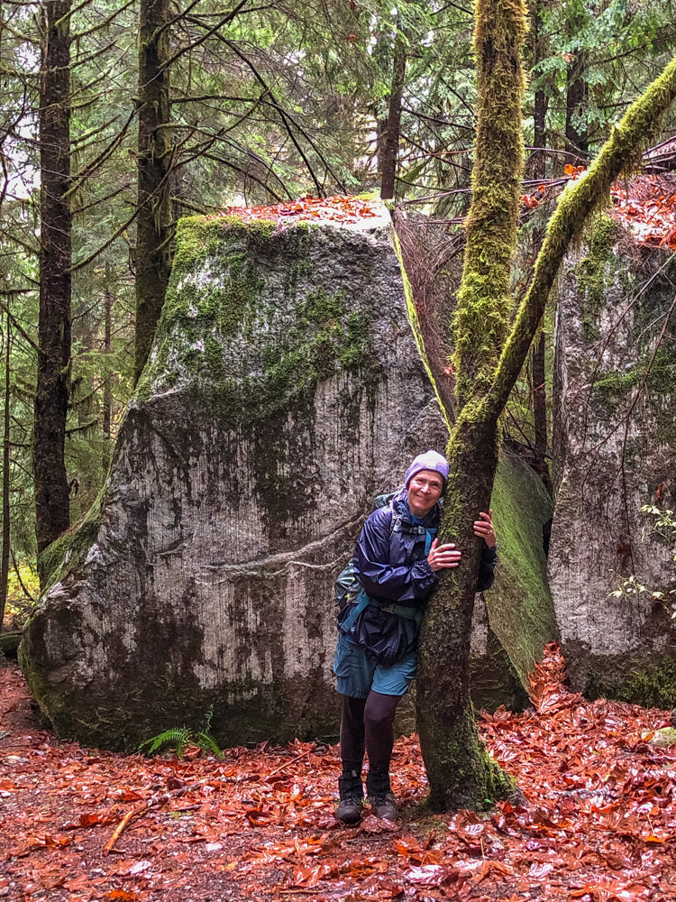 Hugging trees makes me happy. Fresh air, good company, exploration of somewhere new... what's not to be happy about?