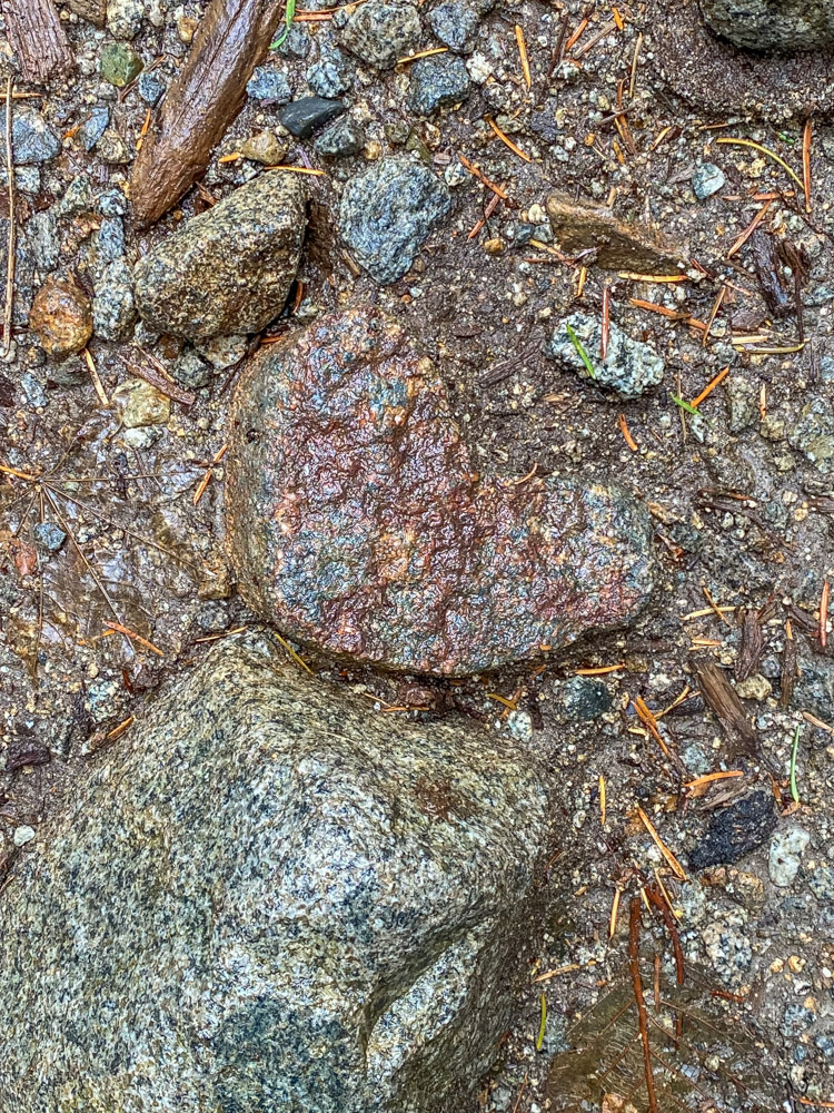 A heart rock I found for my mother.